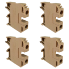 Kit Borne Sek Bege | Cabo 6,0mm 10 Peças